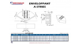 Enveloppant a stries pour mandrin Autoblock