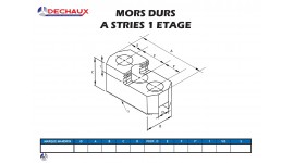 Mors durs à stries 1 étage