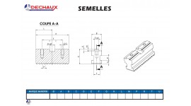 Semelles - plan à compléter